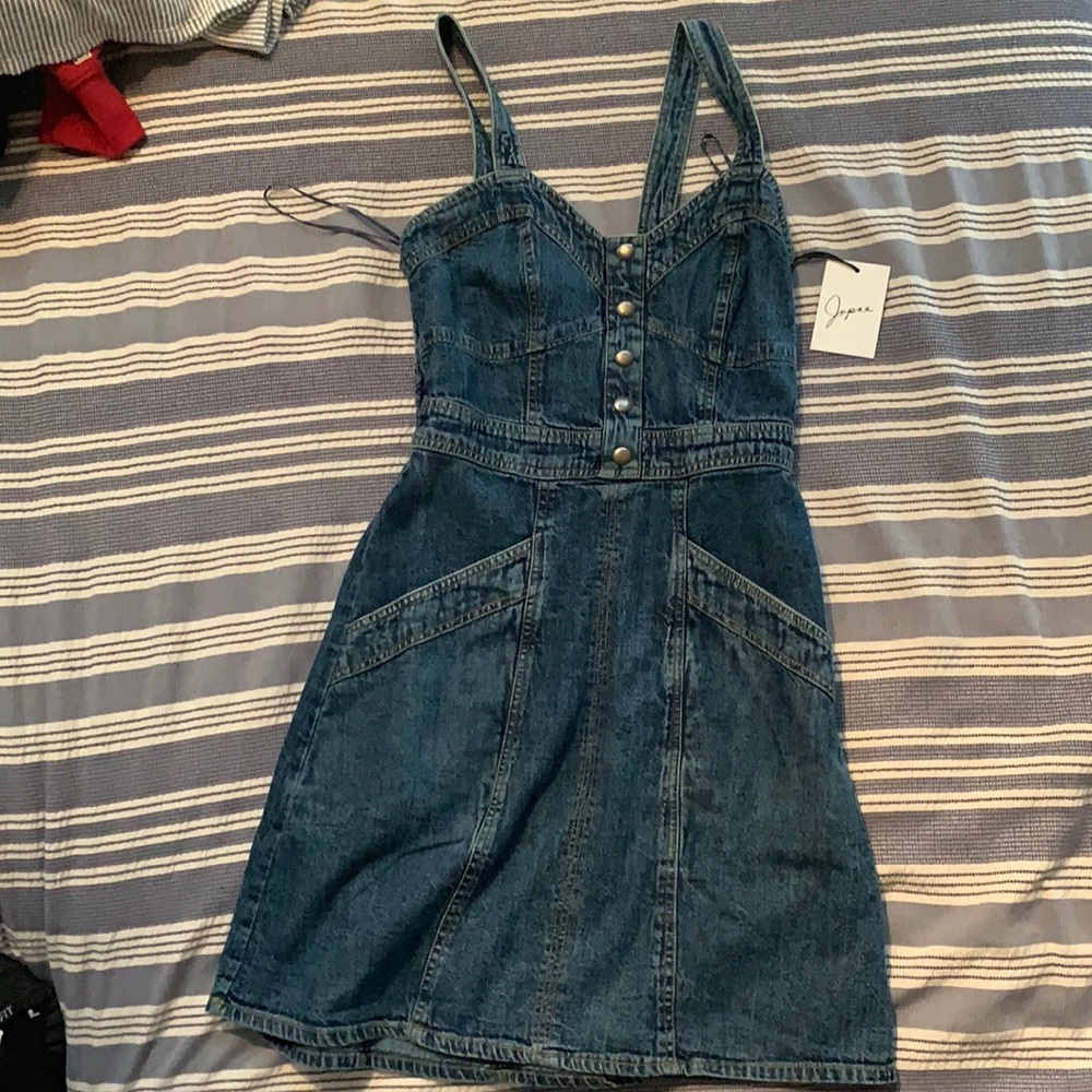 nwt jean dress